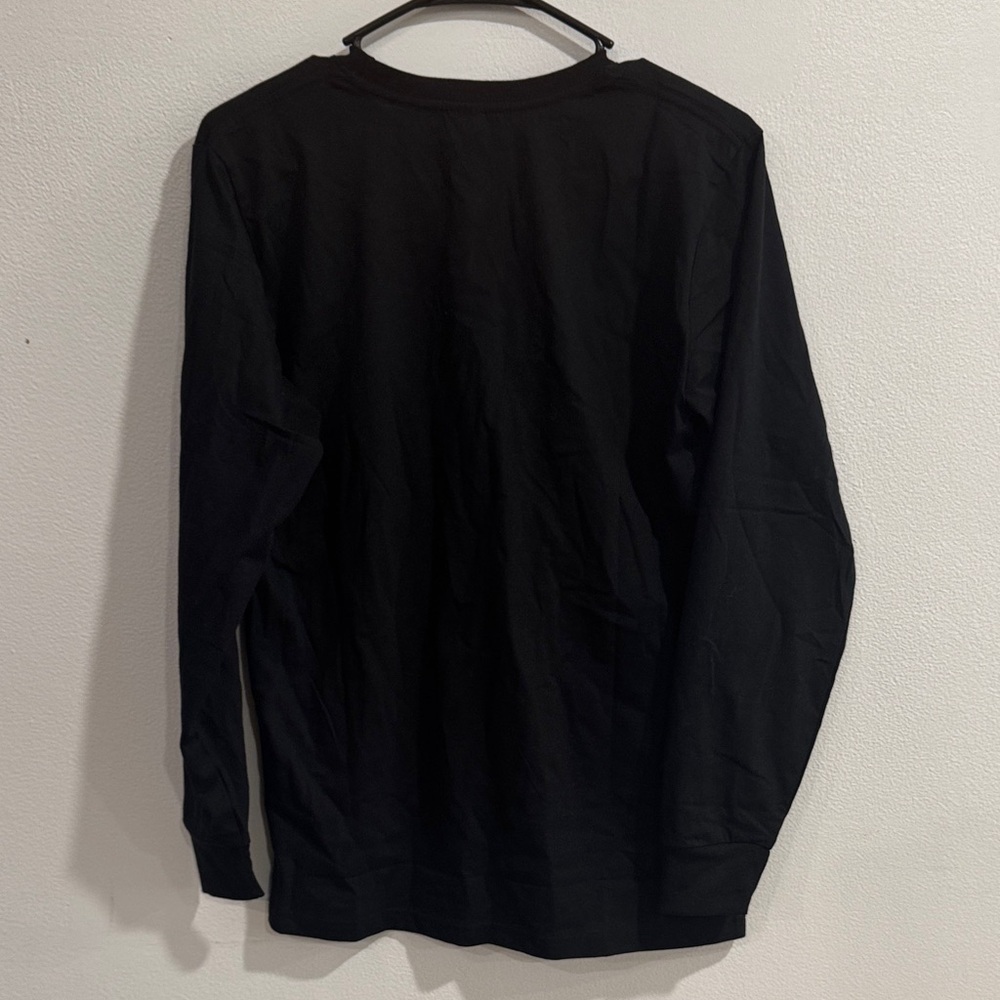 3 TEEJOY Mens Cotton Long Sleeve Ribbed Cuff Crewneck size Small - Picture 5 of 8